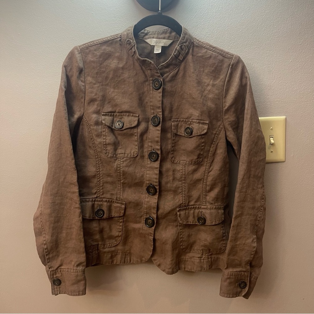 Relativity Linen Lightweight Jacket - image 1